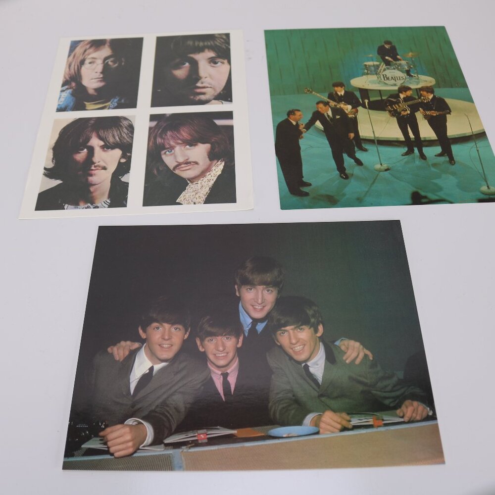 The Beatles Photos * Apple Inc. 1989 1990 * Band Members * Set of 3 * On Stage